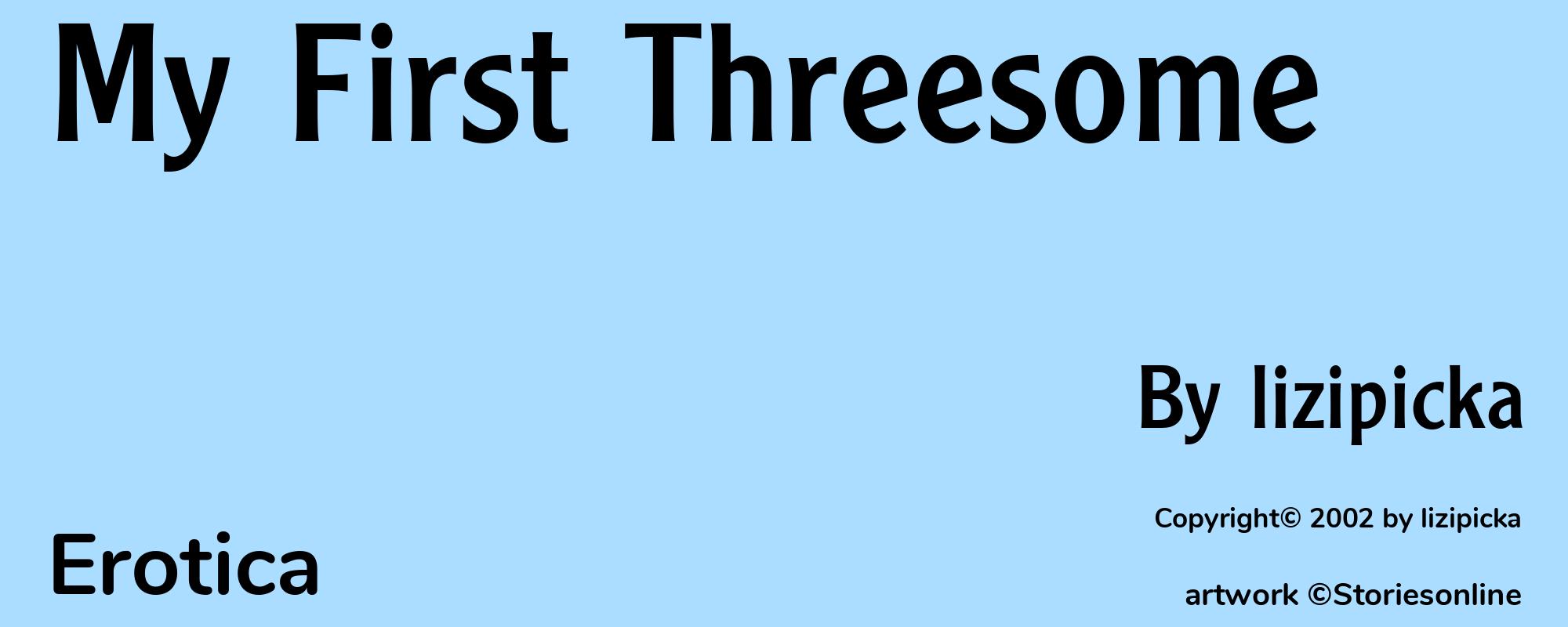 My First Threesome - Cover