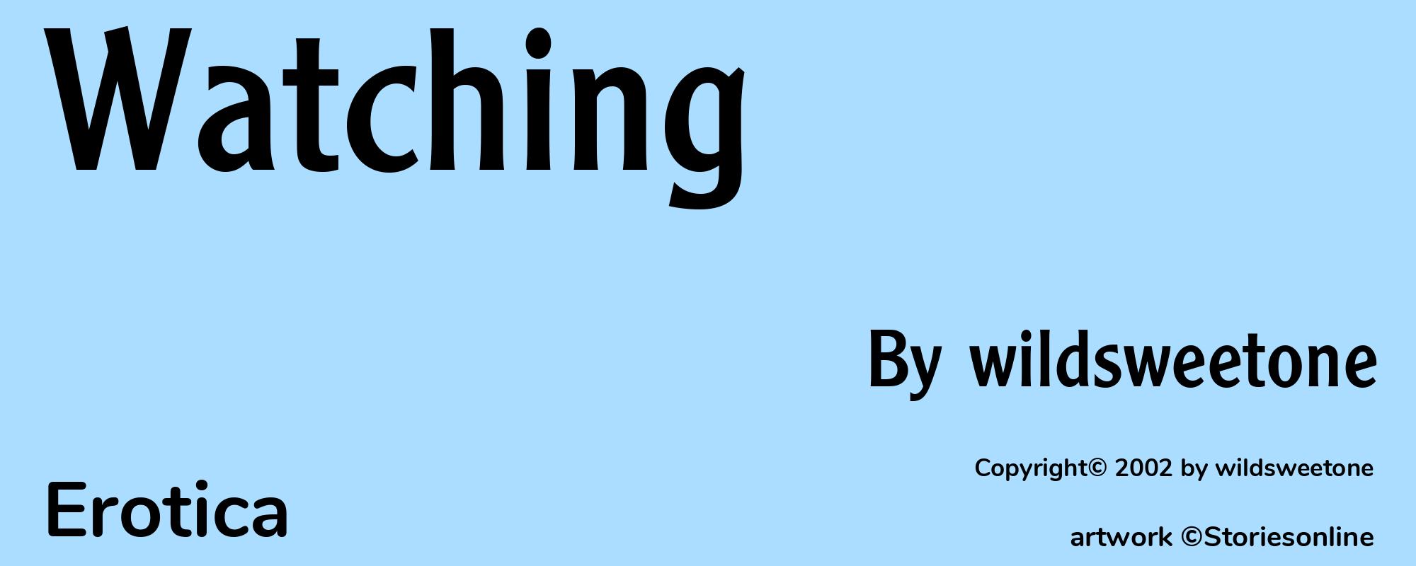 Watching - Cover