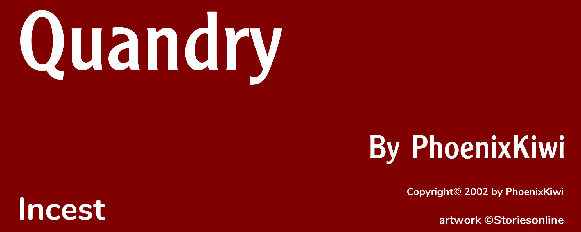 Quandry - Cover