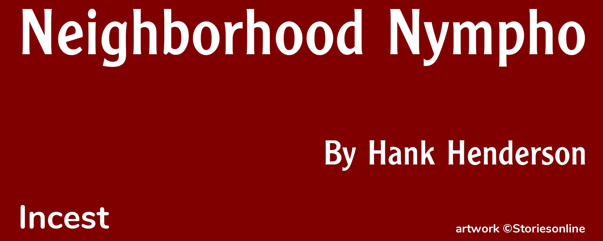 Neighborhood Nympho - Cover