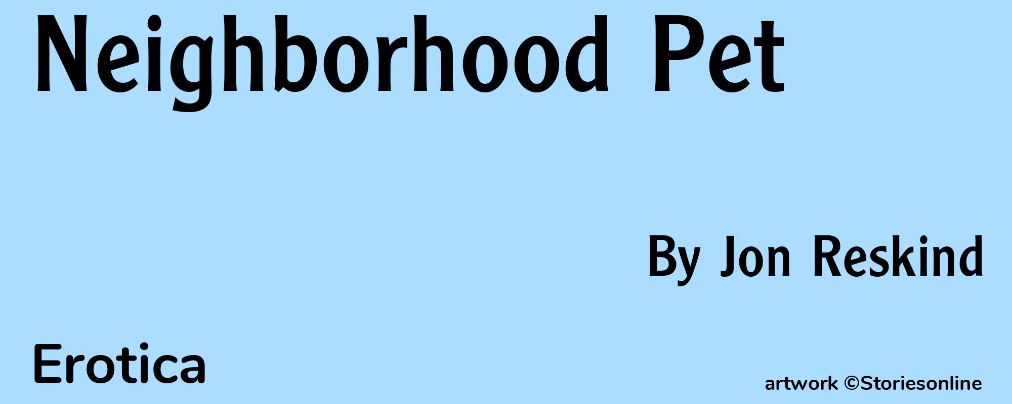 Neighborhood Pet - Cover