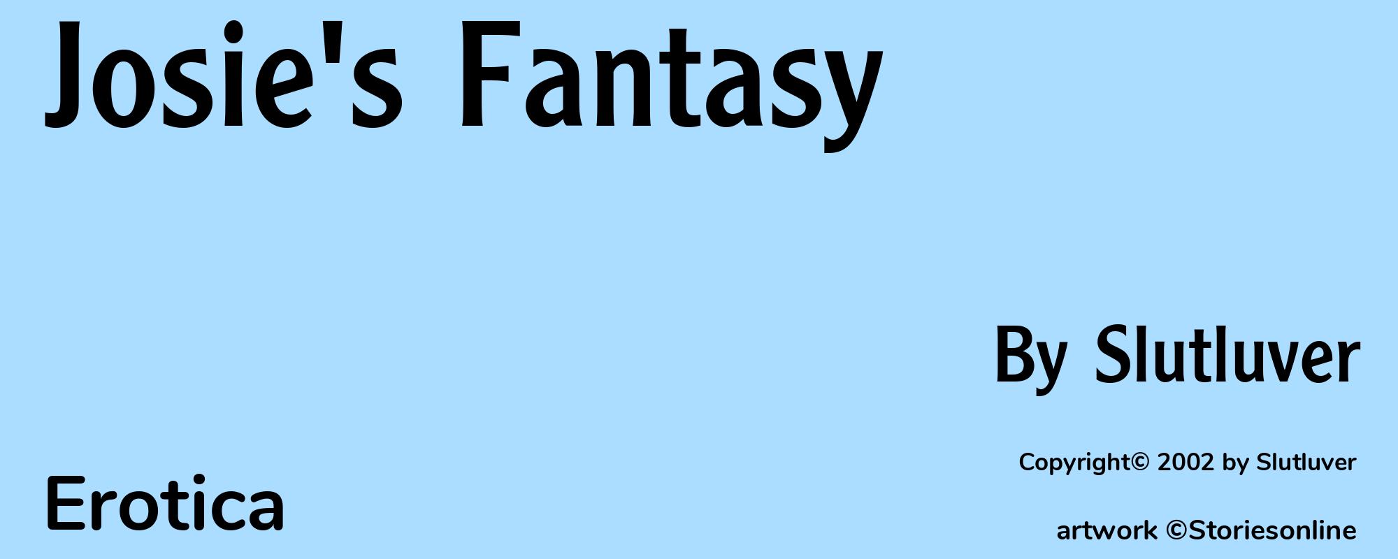 Josie's Fantasy - Cover