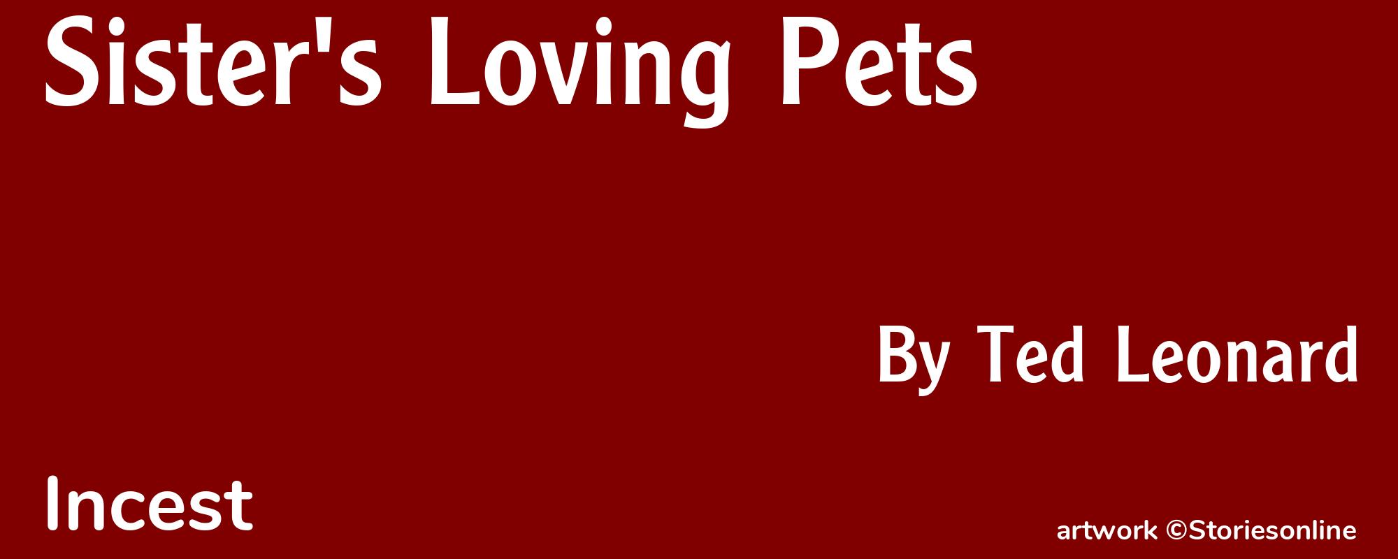 Sister's Loving Pets - Cover