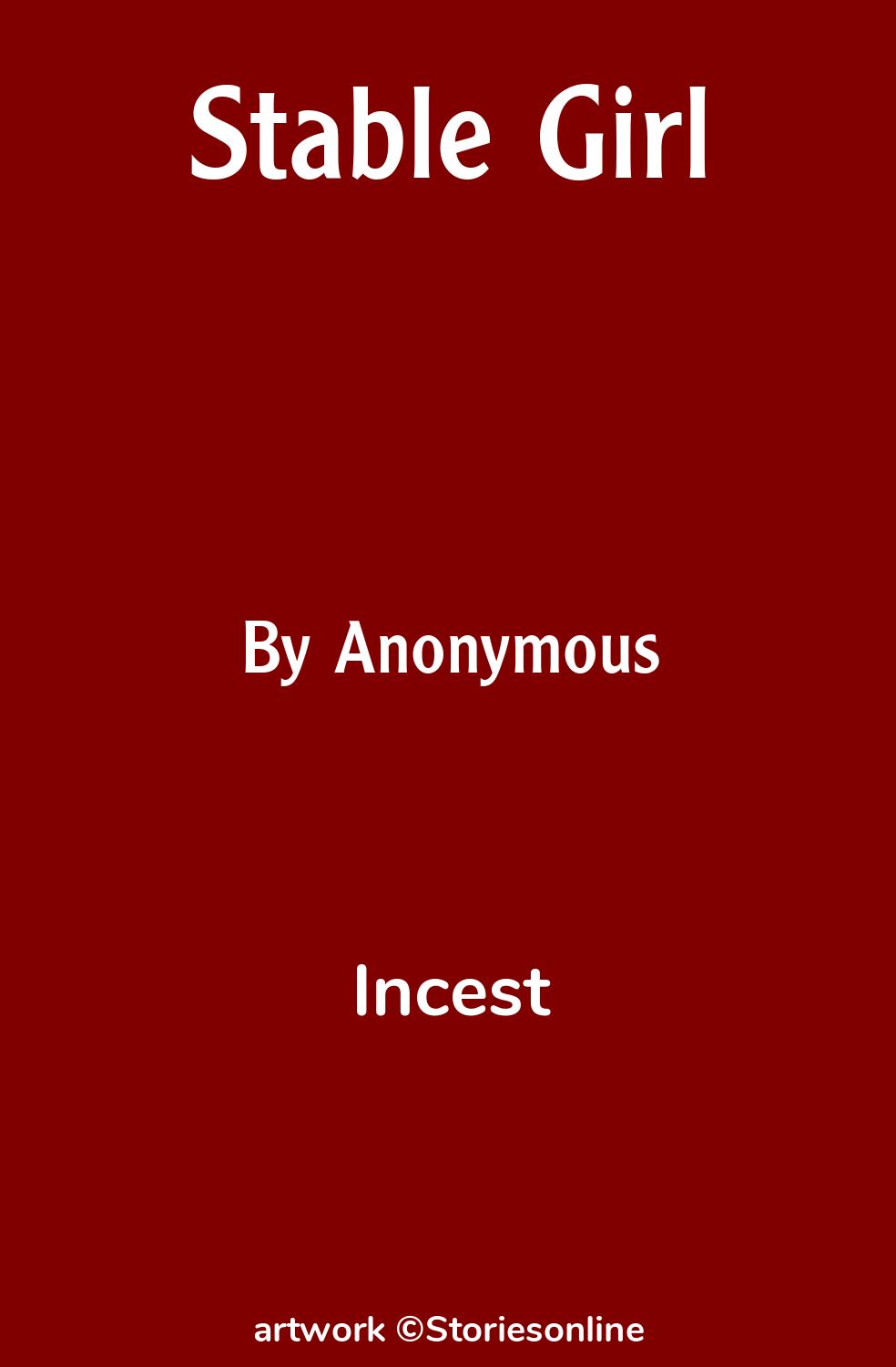 Incest Sex Story: Stable Girl: Chapter 1 by Anonymous