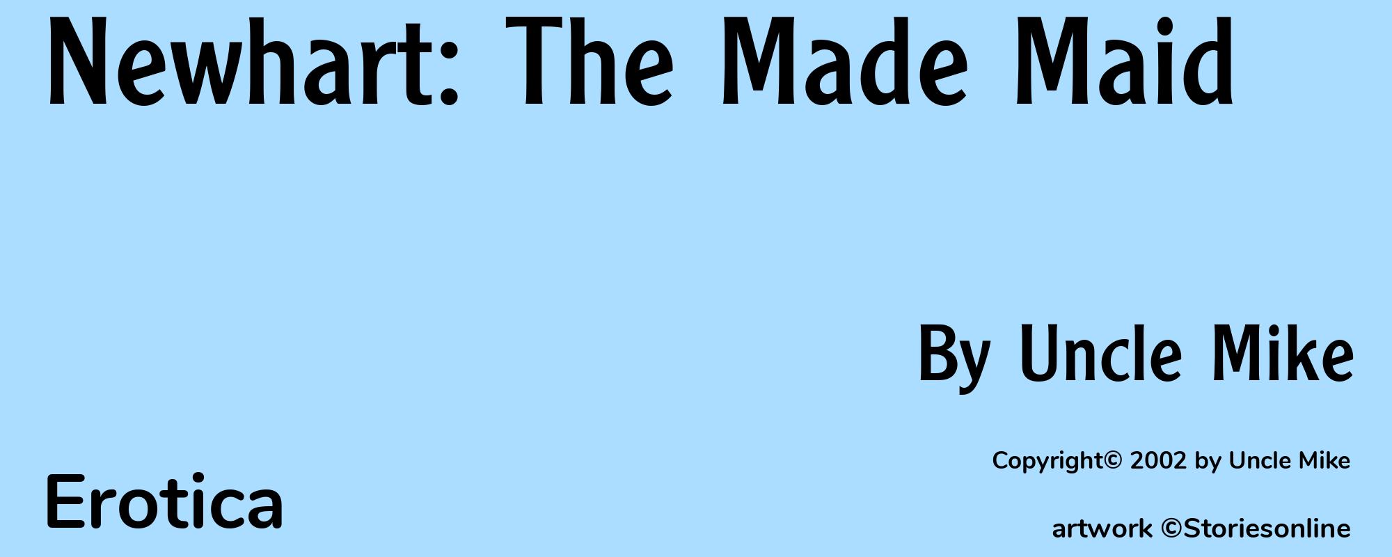 Newhart: The Made Maid - Cover