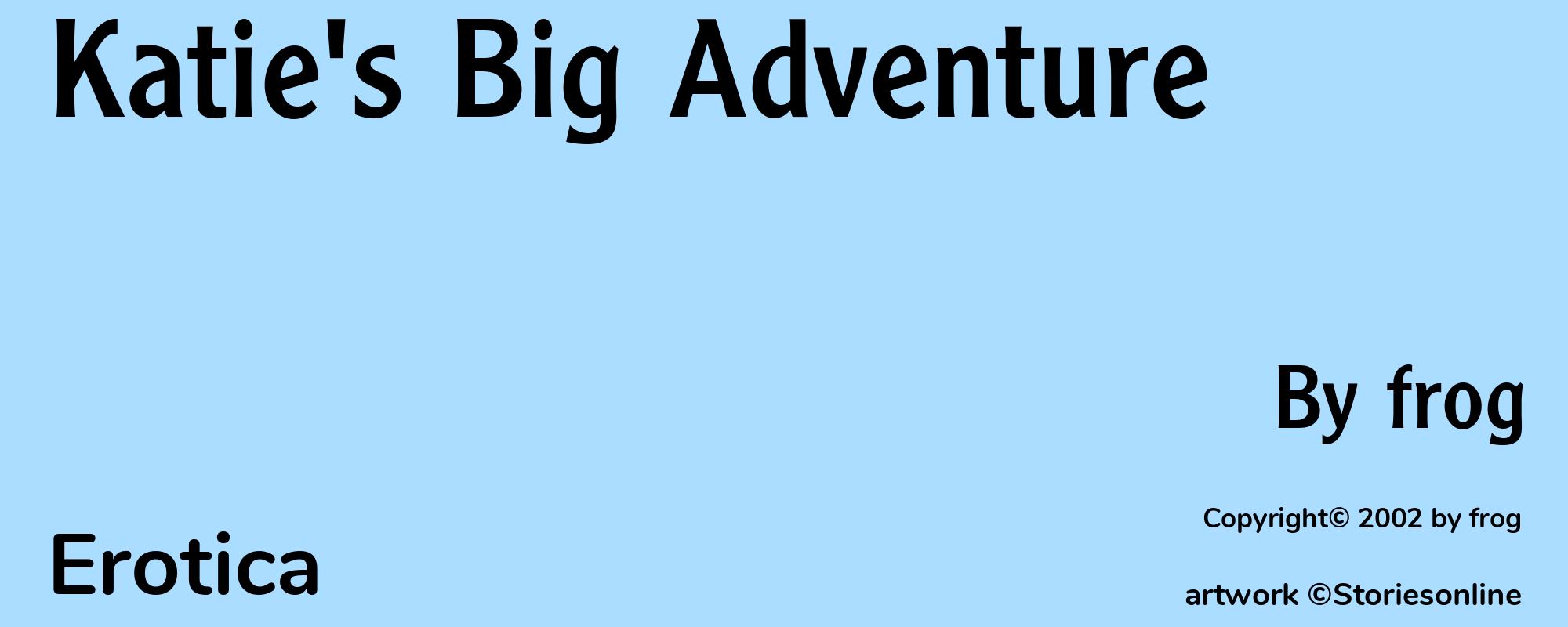 Katie's Big Adventure - Cover