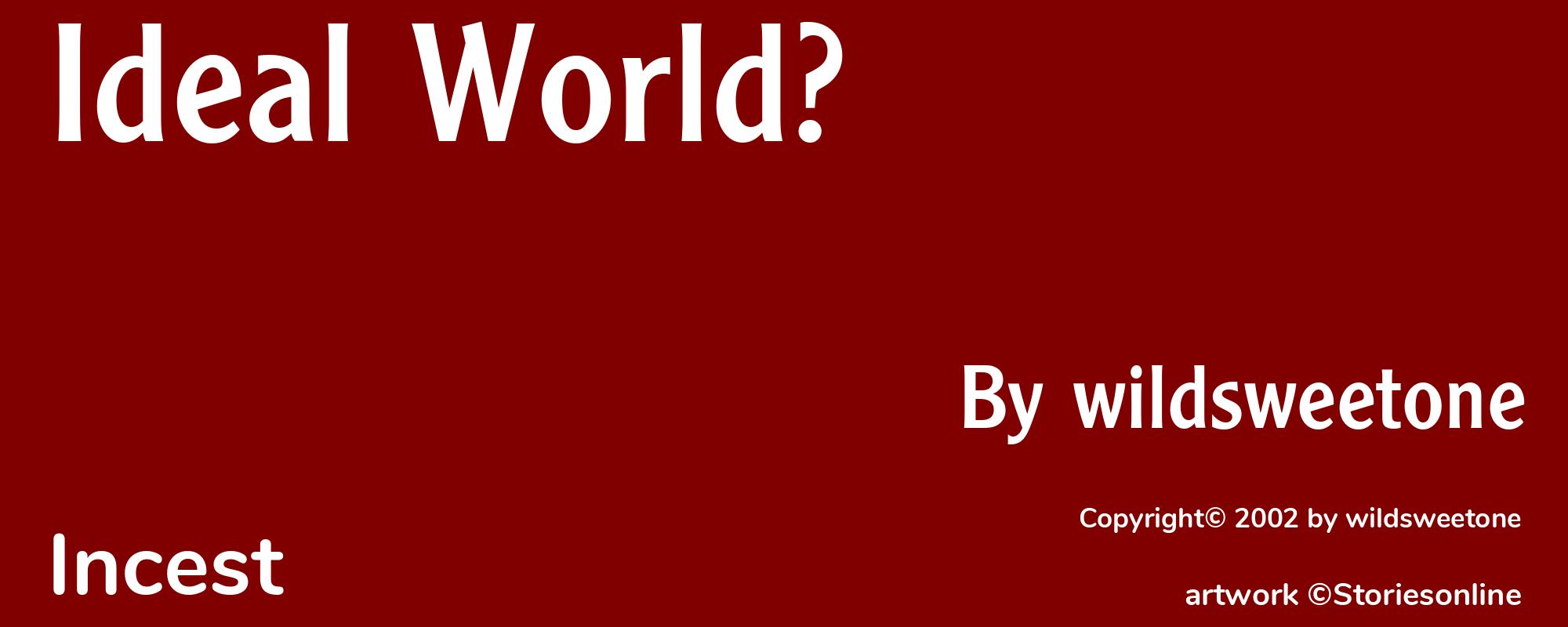 Ideal World? - Cover