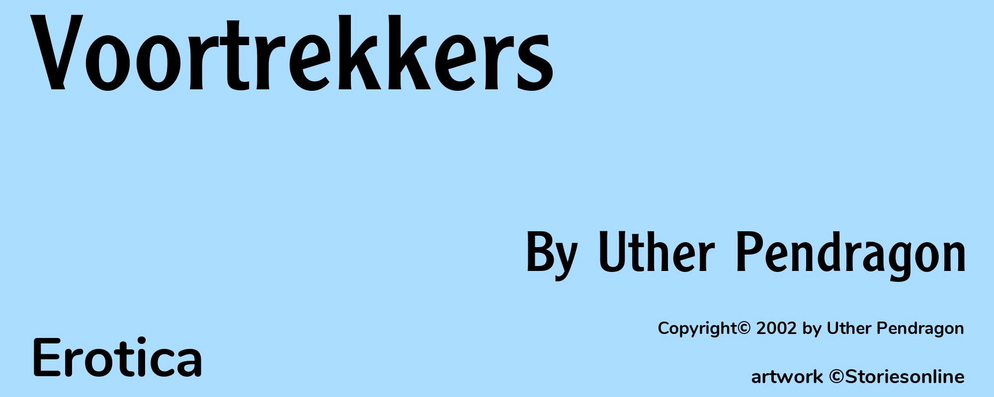 Voortrekkers - Cover