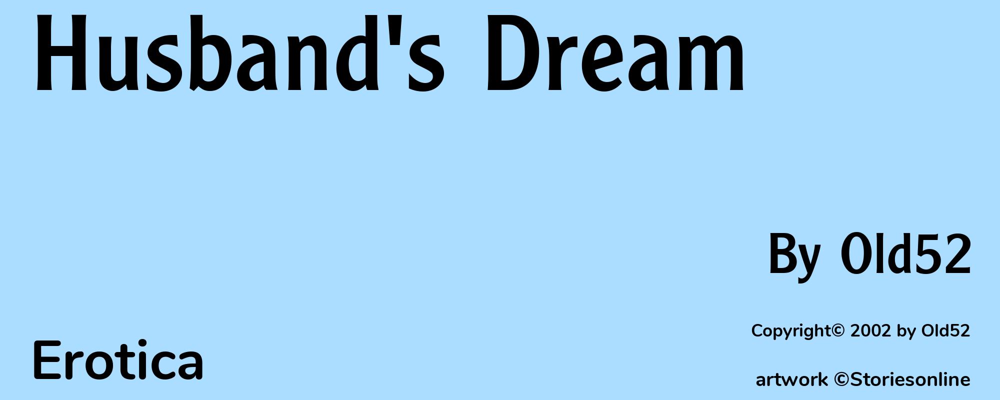Husband's Dream - Cover