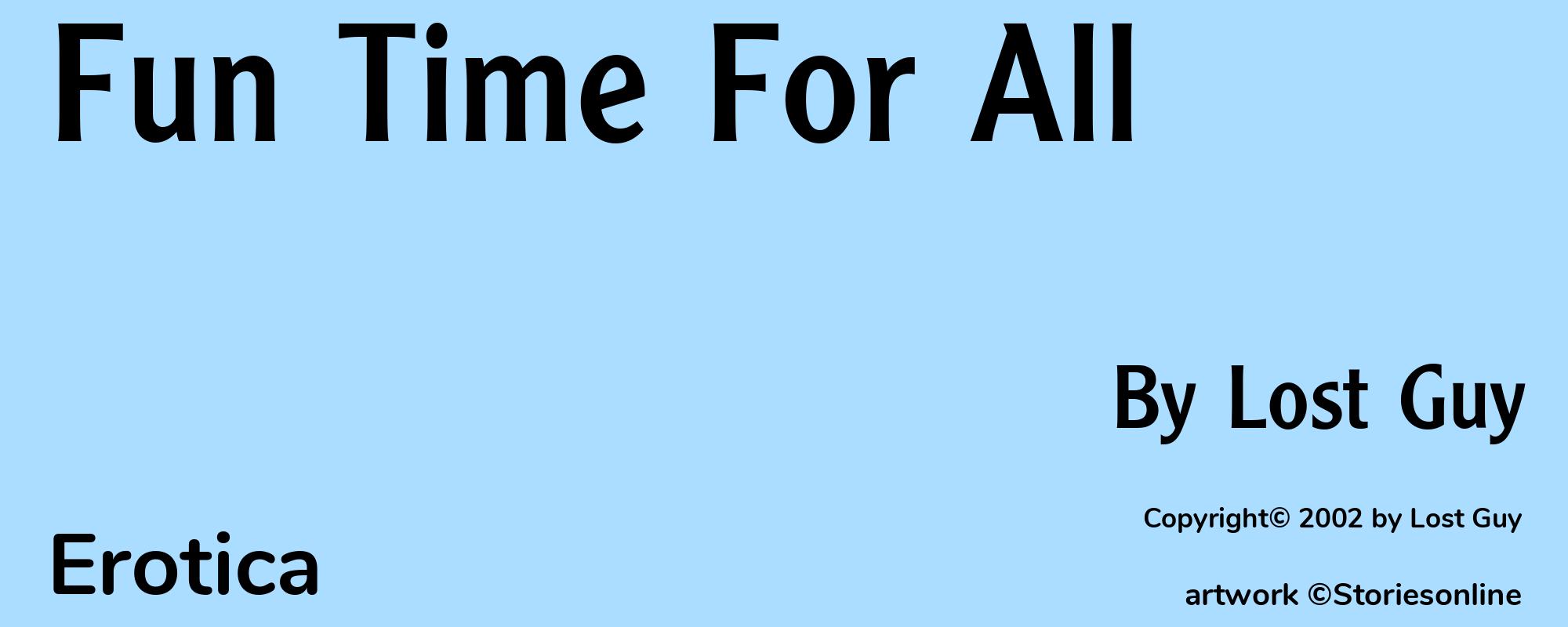 Fun Time For All - Cover