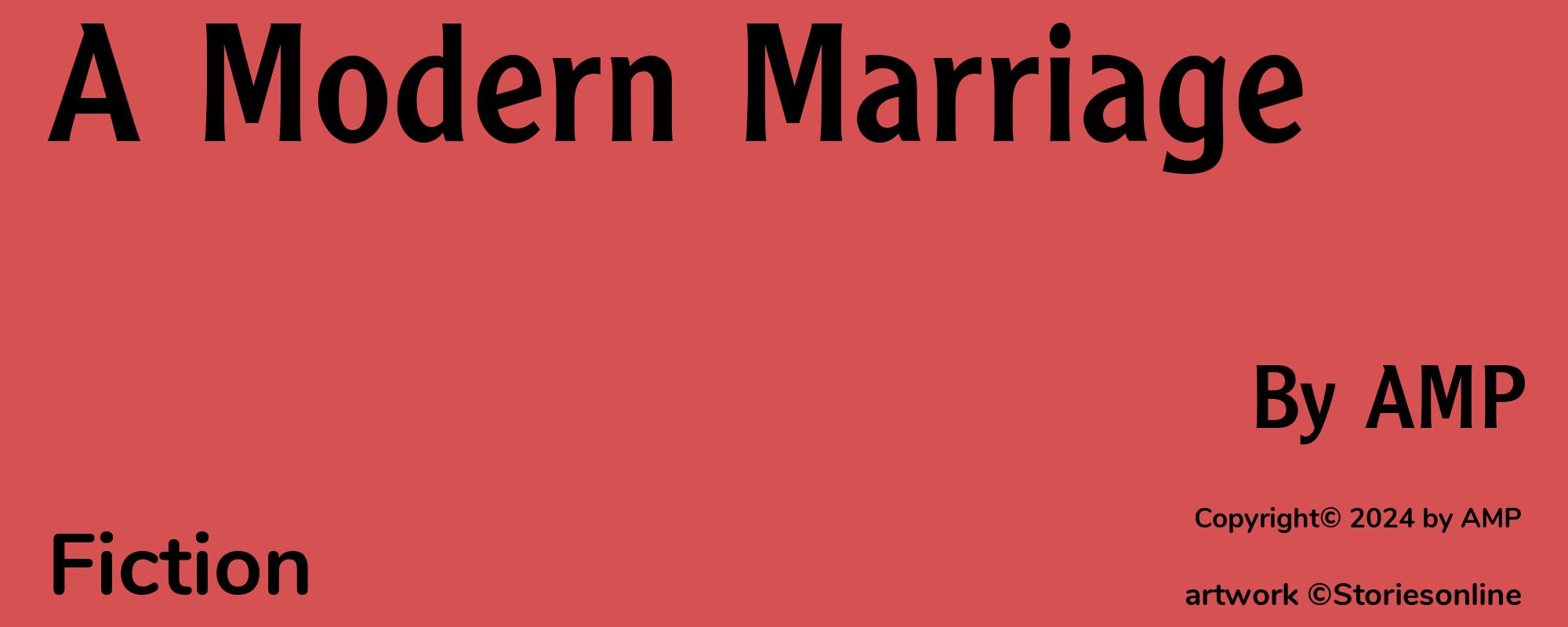 A Modern Marriage - Cover