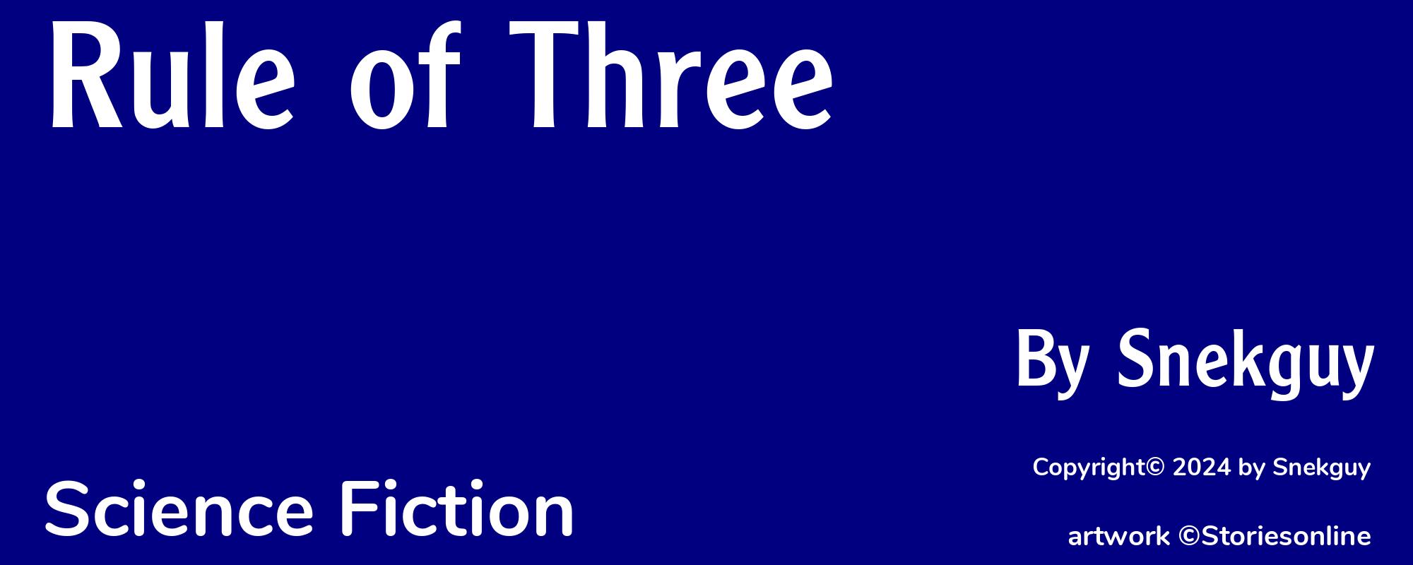 Rule of Three - Cover