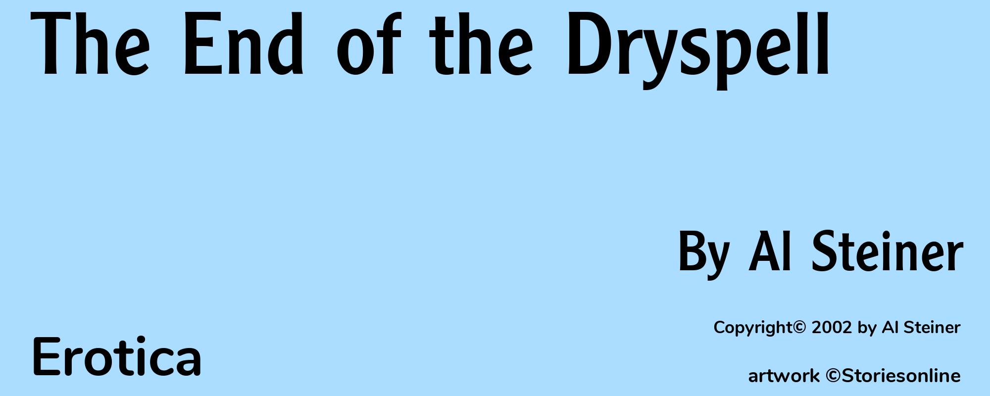 The End of the Dryspell - Cover