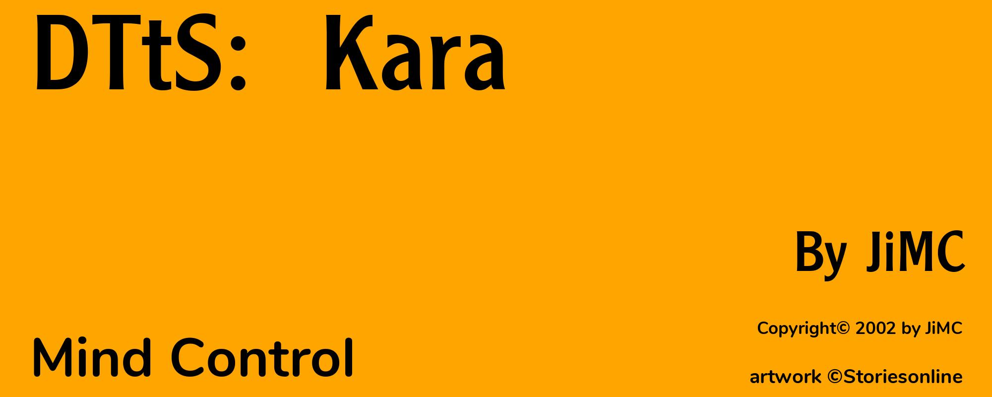 DTtS:  Kara - Cover