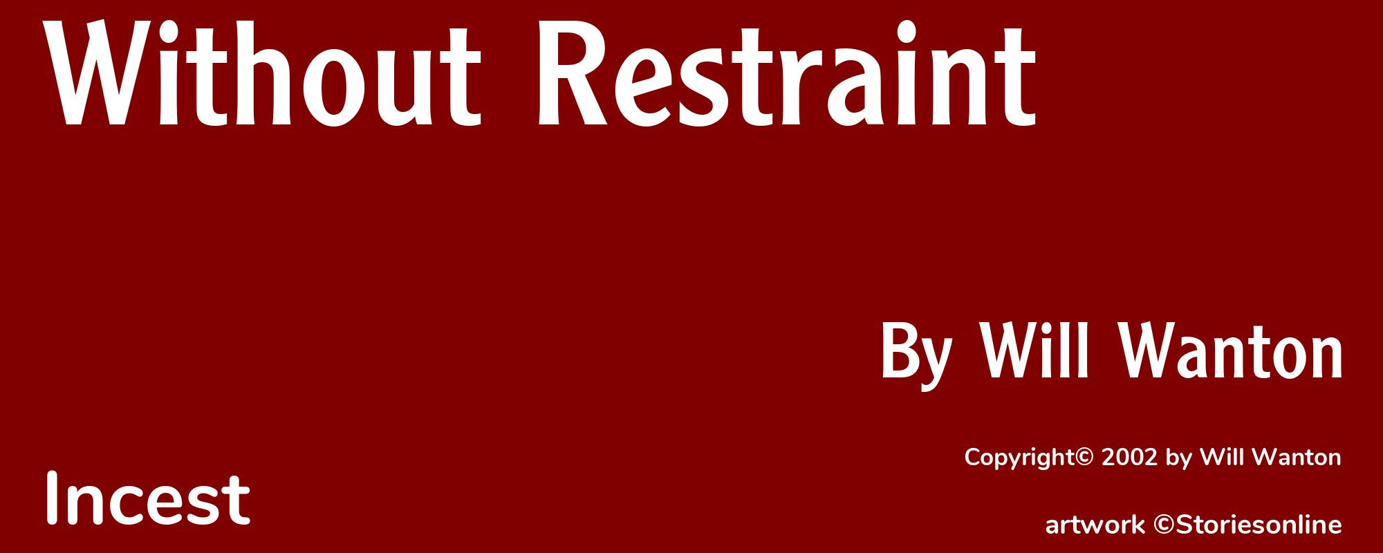 Without Restraint - Cover
