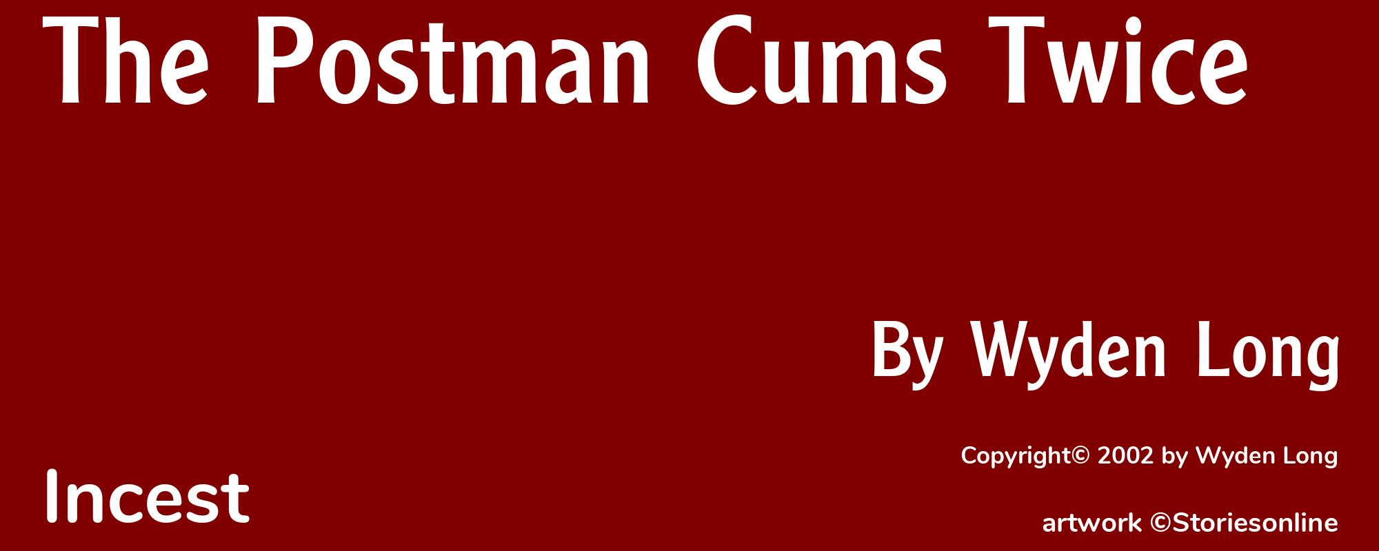 The Postman Cums Twice - Cover