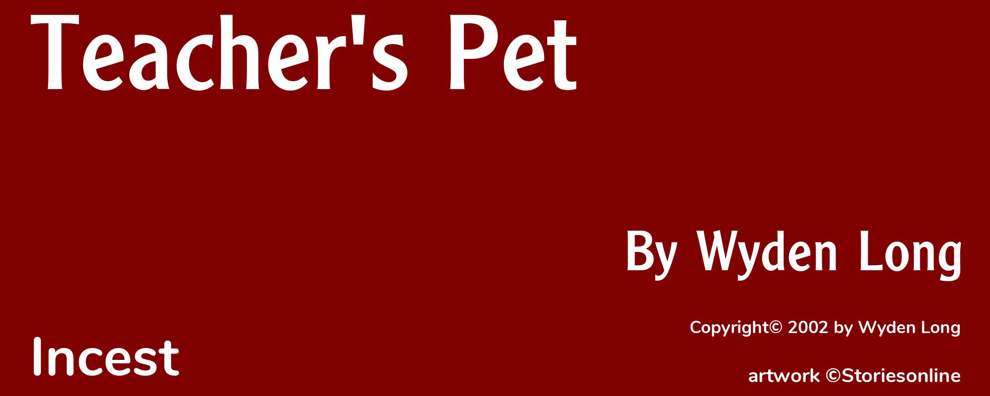 Teacher's Pet - Cover