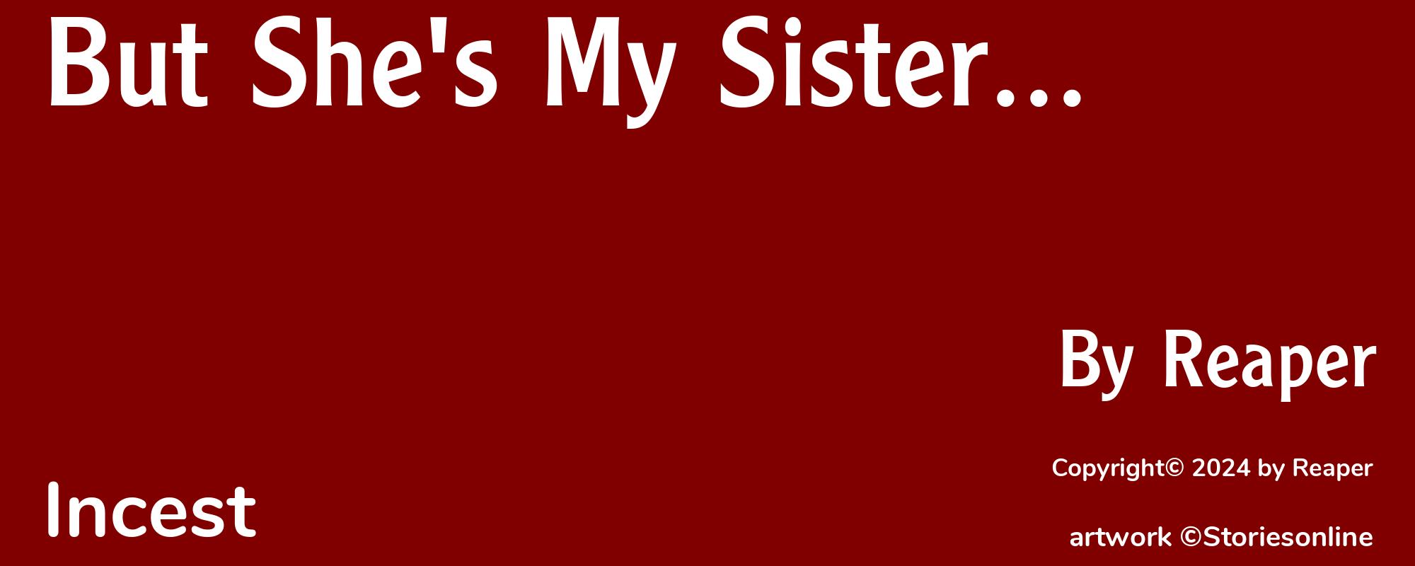 But She's My Sister... - Cover