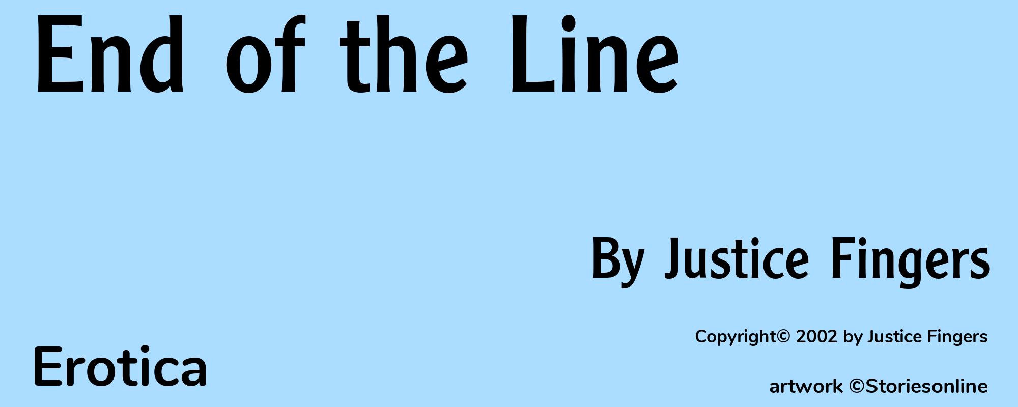 End of the Line - Cover