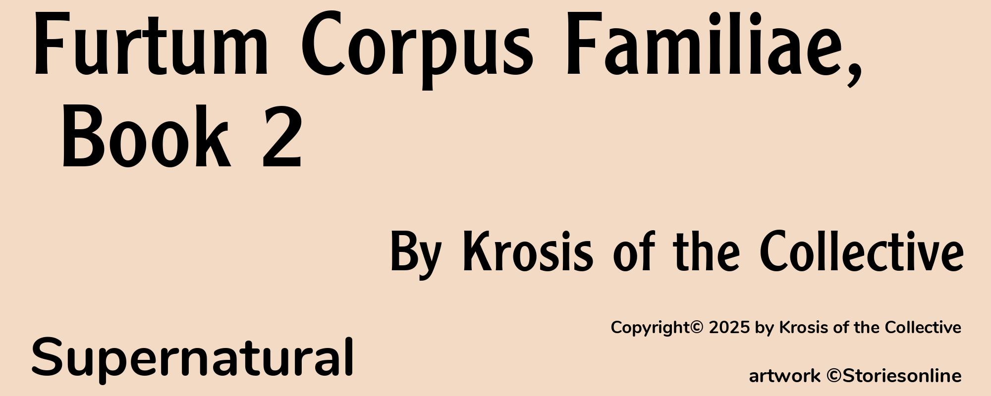 Furtum Corpus Familiae, Book 2 - Cover