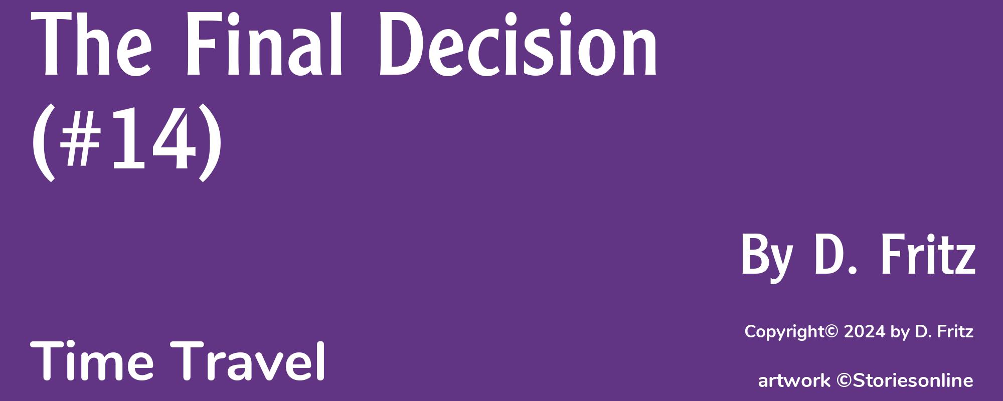 The Final Decision (#14) - Cover