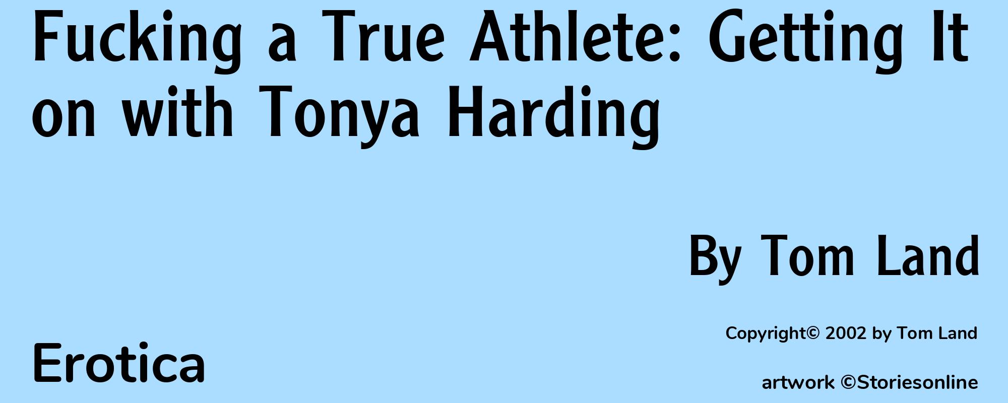 Fucking a True Athlete: Getting It on with Tonya Harding - Cover