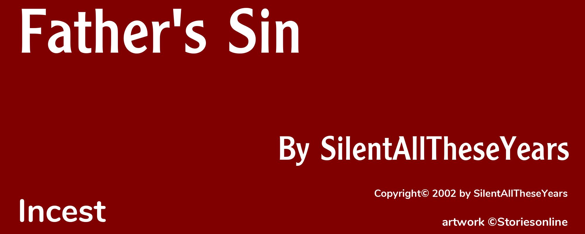 Father's Sin - Cover