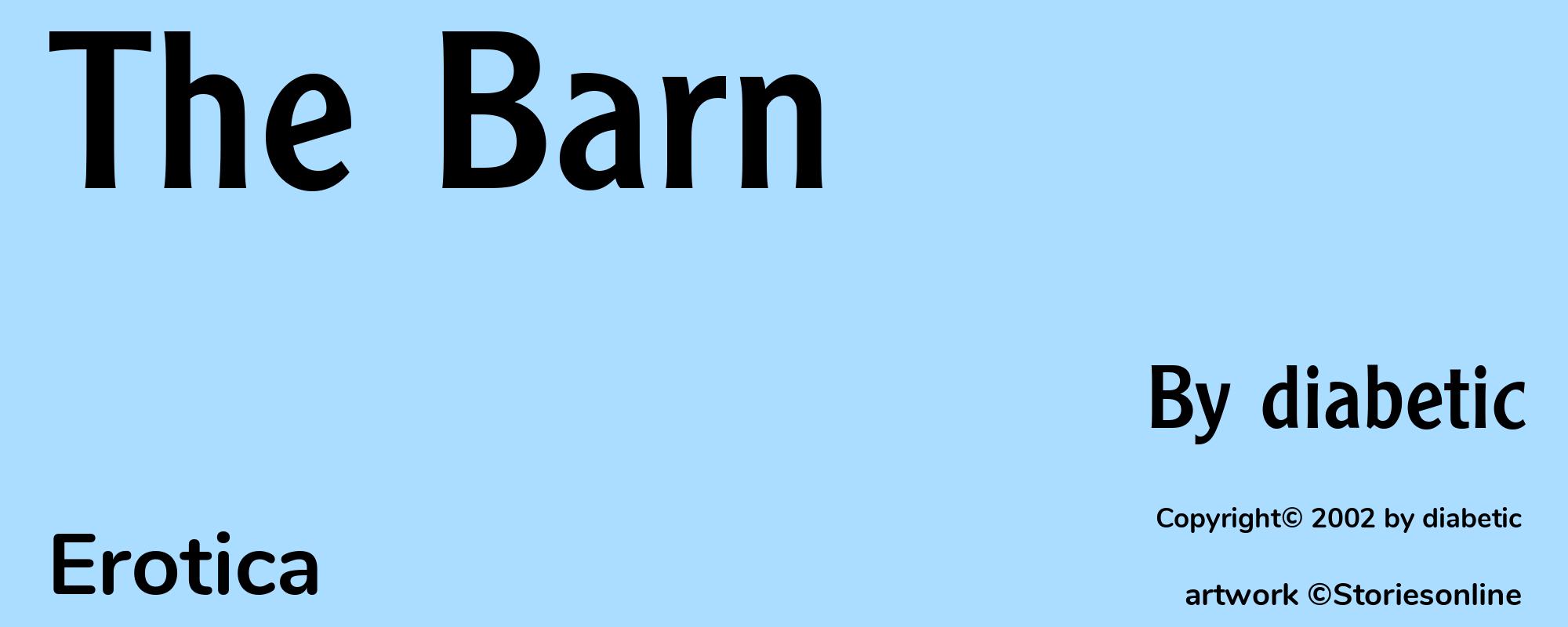 The Barn - Cover