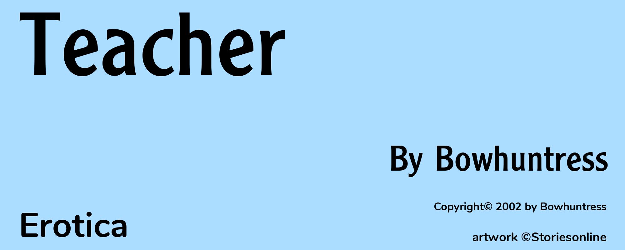 Teacher - Cover