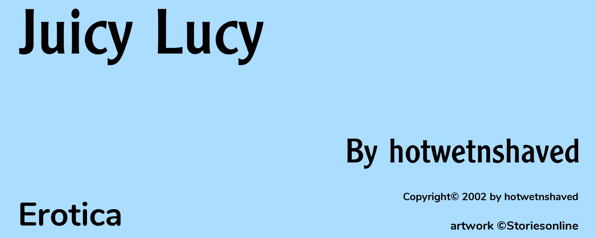 Juicy Lucy - Cover