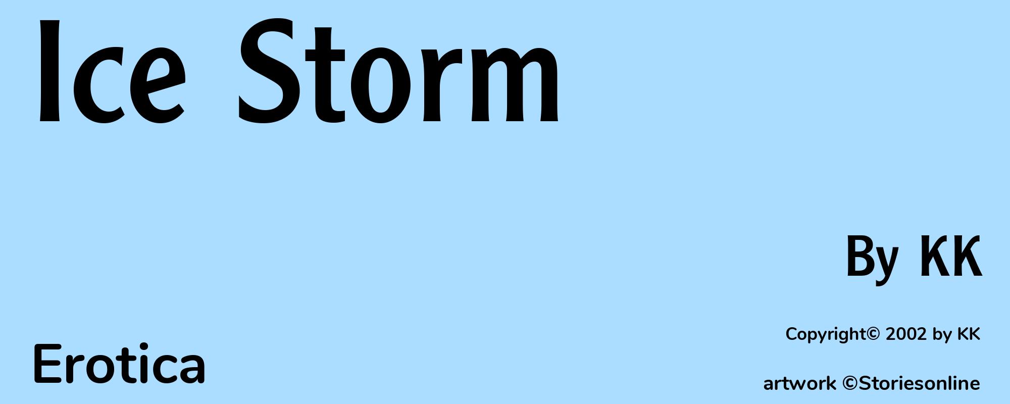 Ice Storm - Cover