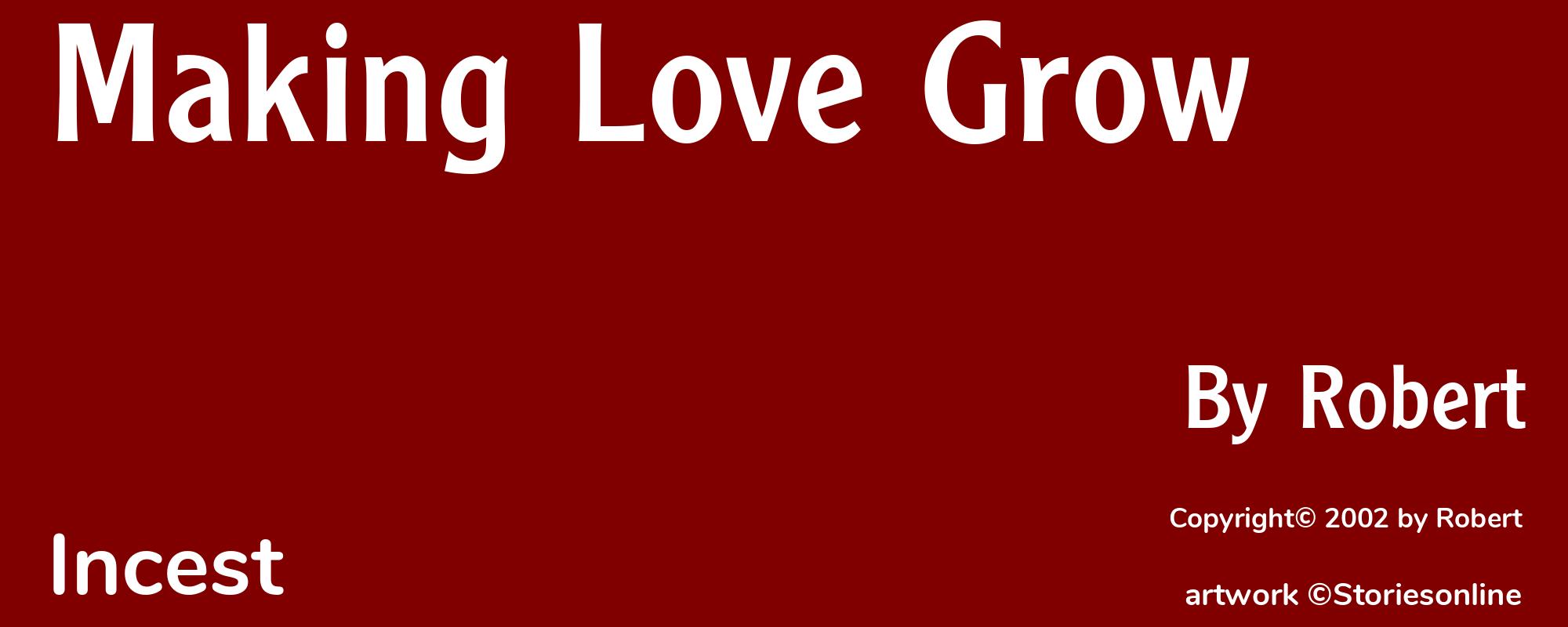 Making Love Grow - Cover