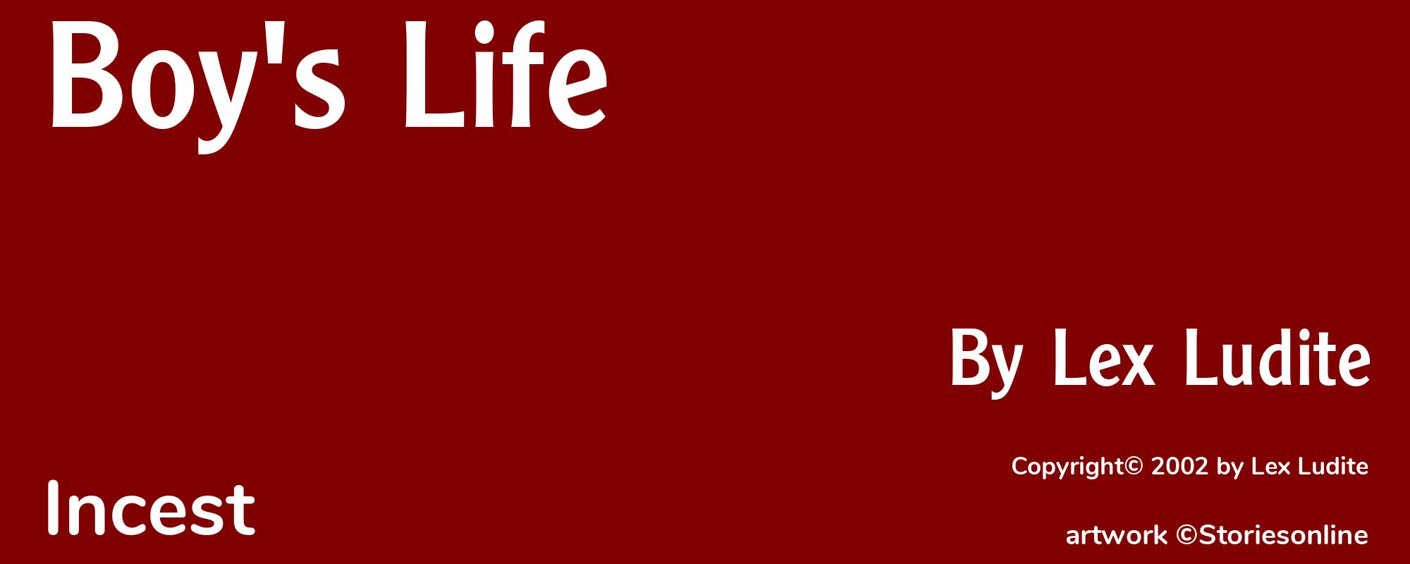 Boy's Life - Cover