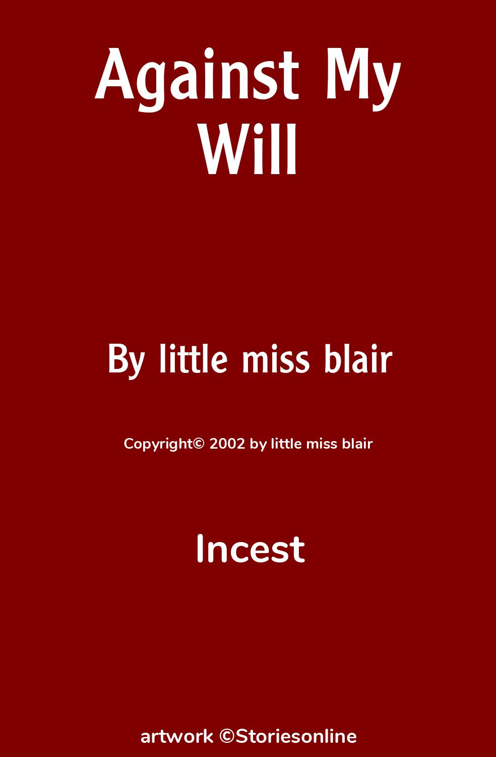 Against My Will - Incest Sex Story