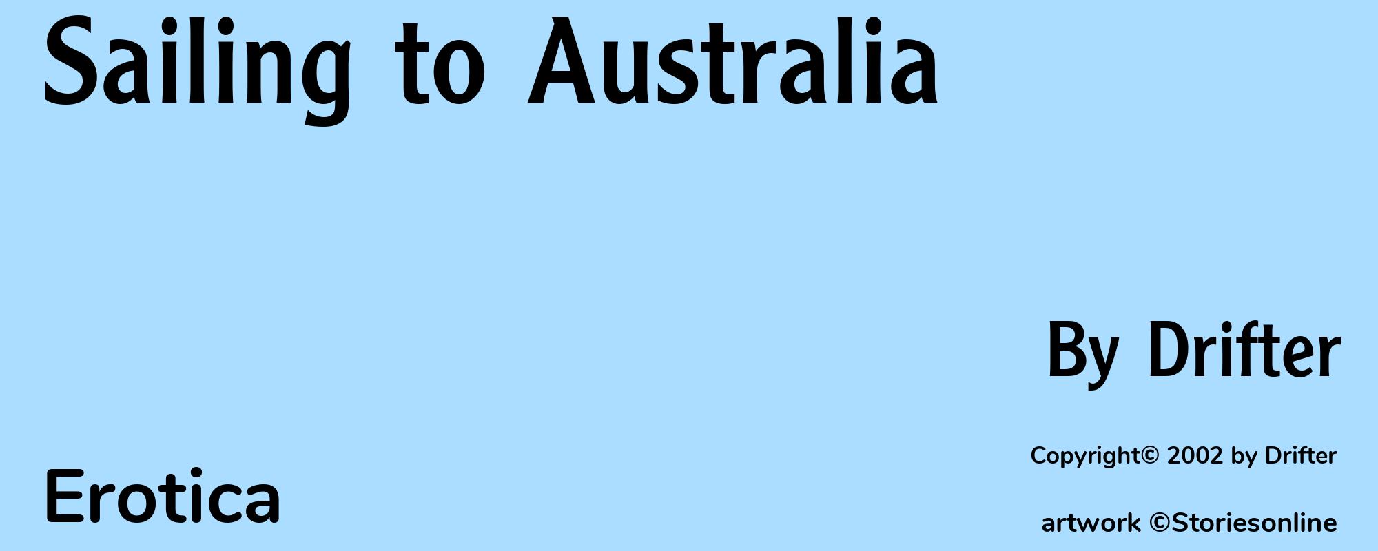 Sailing to Australia - Cover