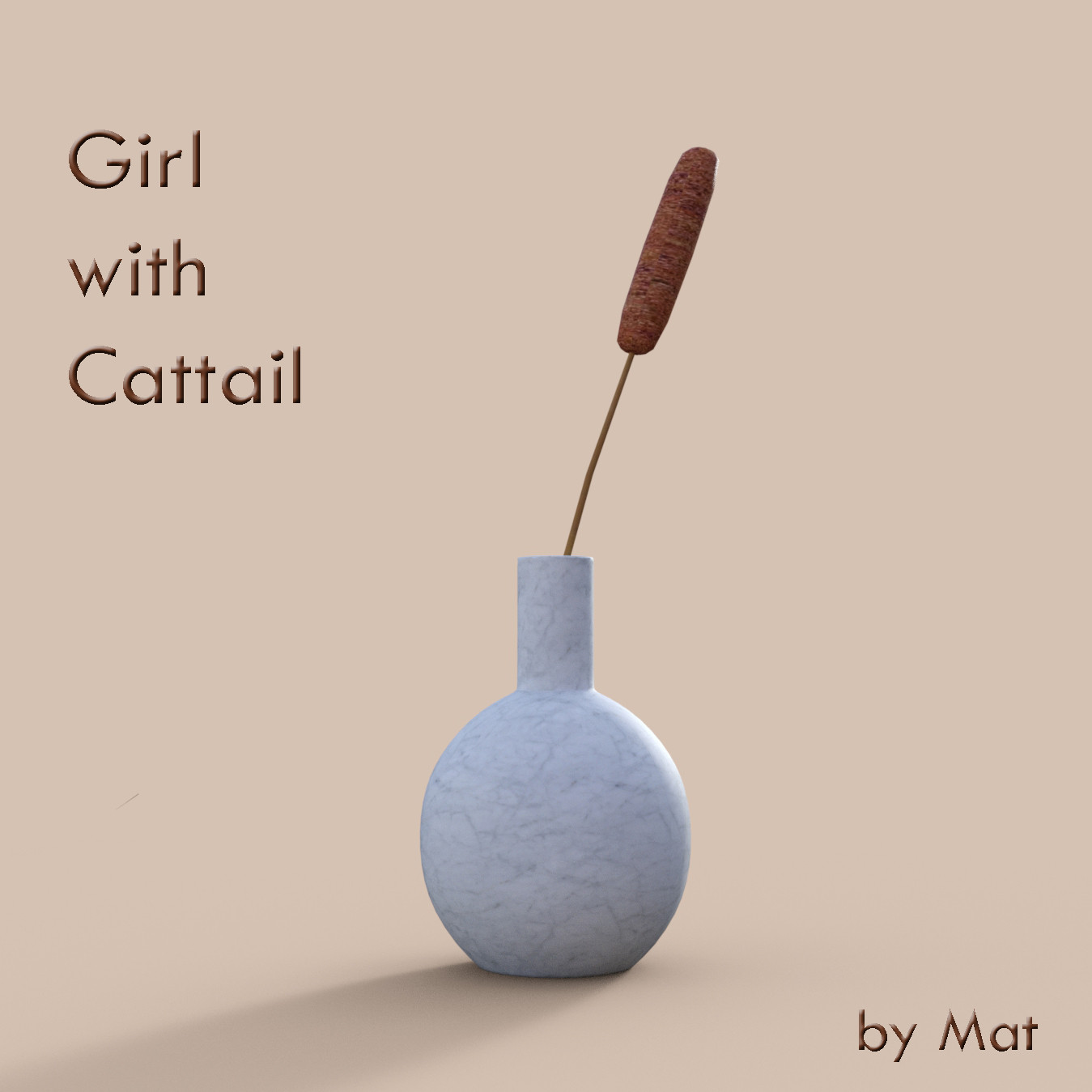 Girl With Cattail - Cover