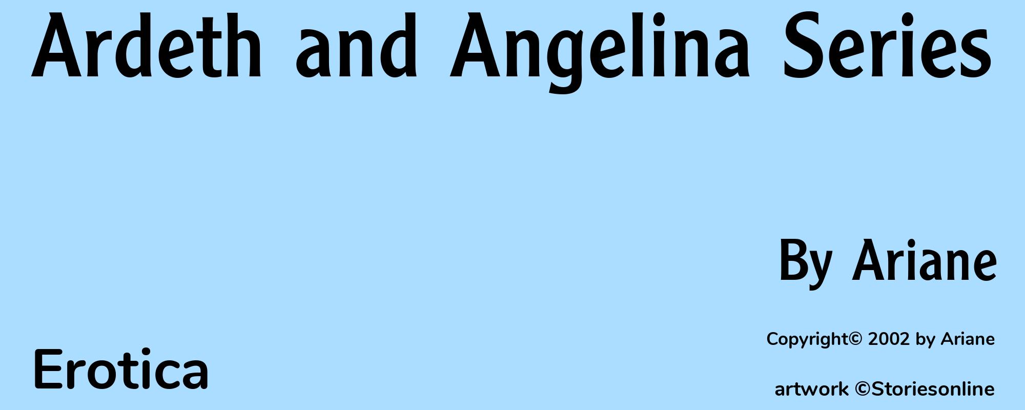 Ardeth and Angelina Series - Cover