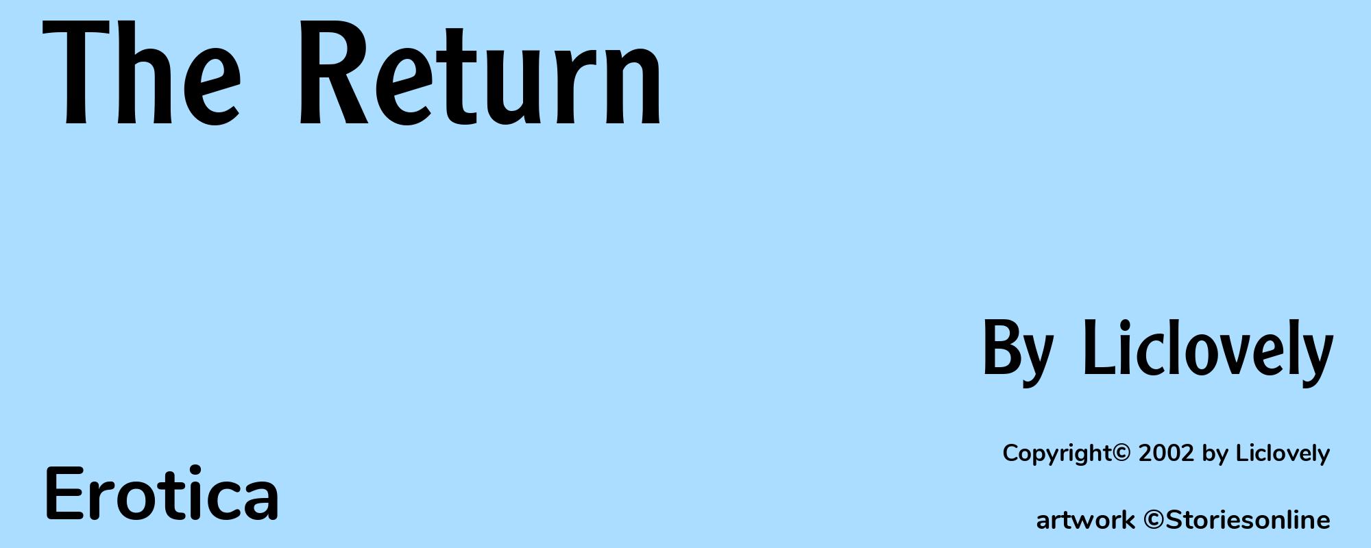 The Return - Cover