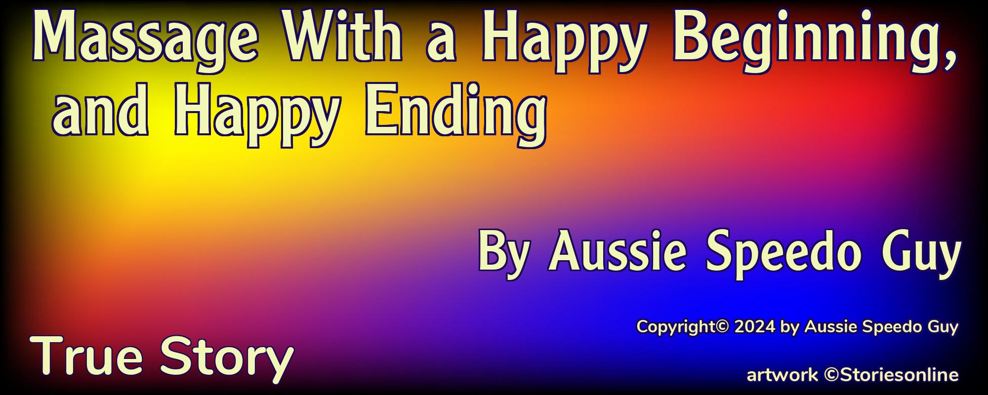 Massage With a Happy Beginning, and Happy Ending - Cover