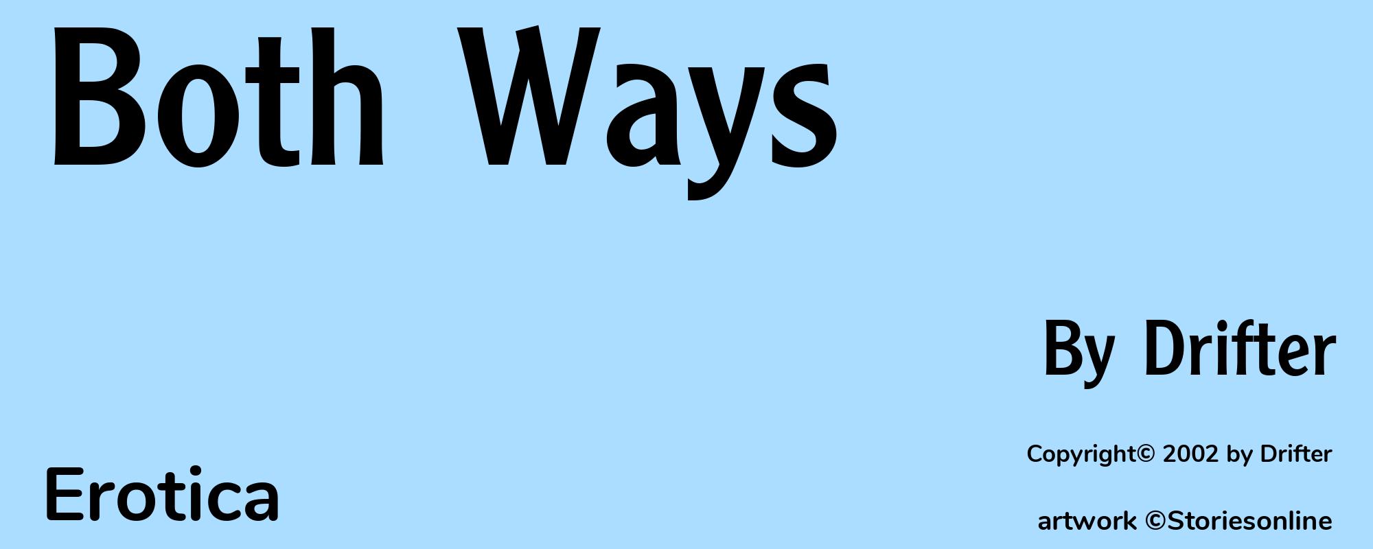 Both Ways - Cover