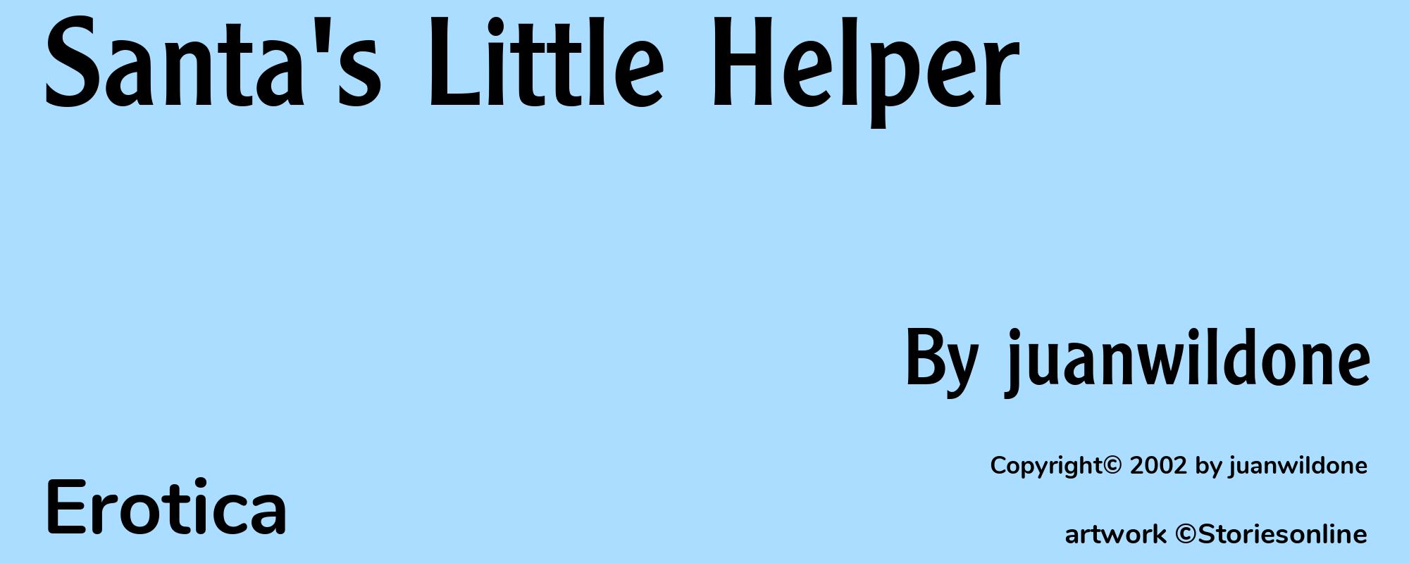 Santa's Little Helper - Cover