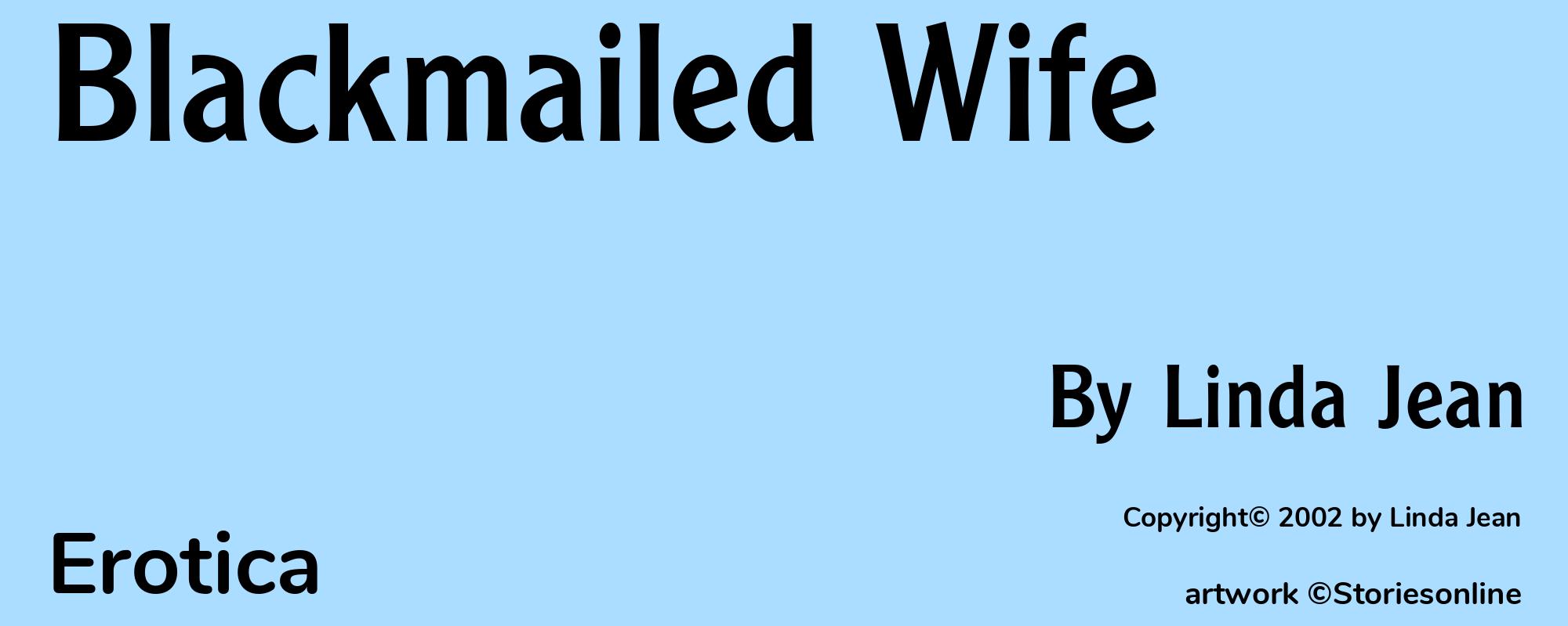 Blackmailed Wife - Cover