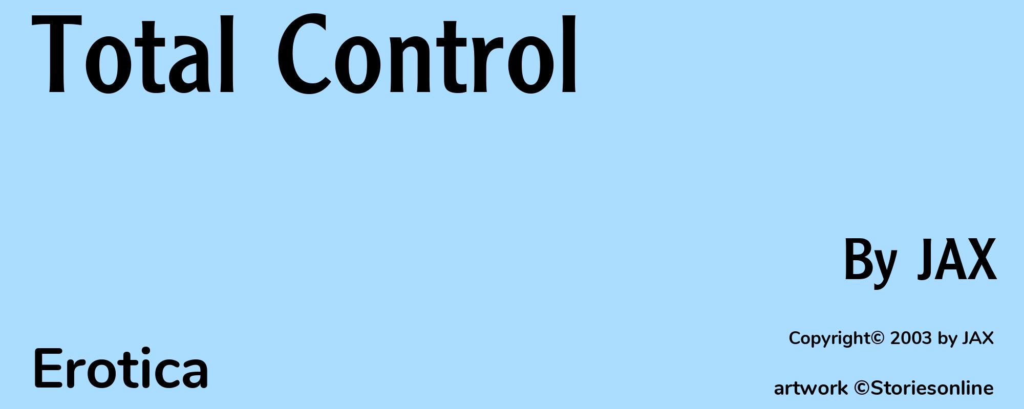 Total Control - Cover
