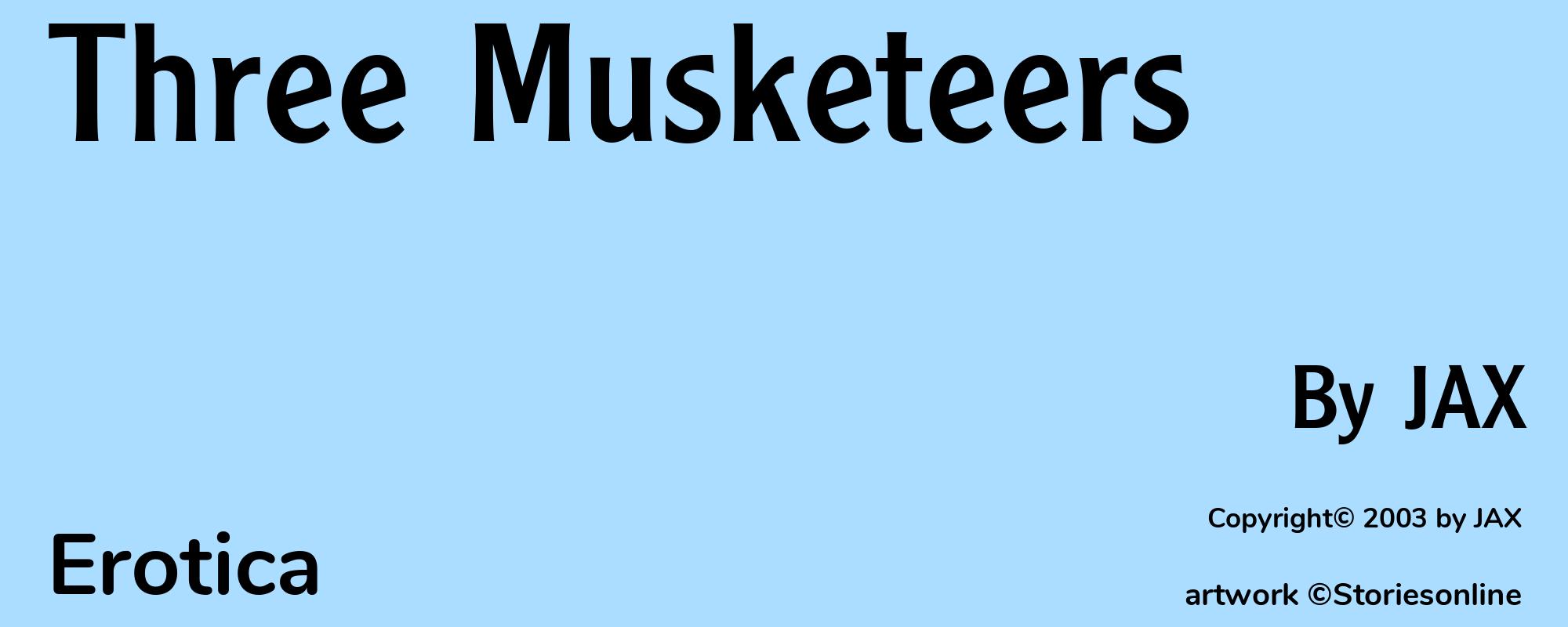Three Musketeers - Cover