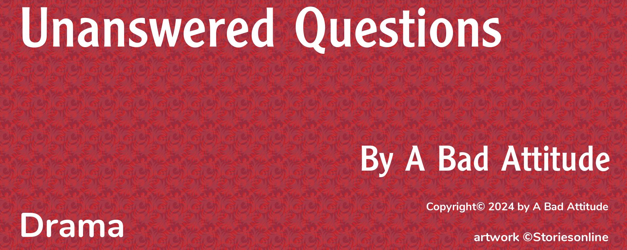 Unanswered Questions - Cover