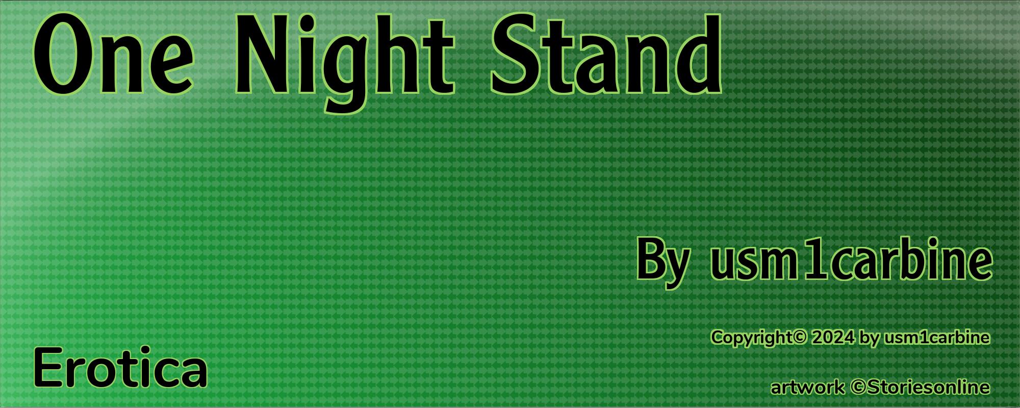 One Night Stand - Cover