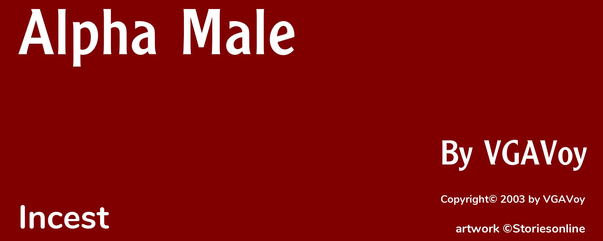 Alpha Male - Cover