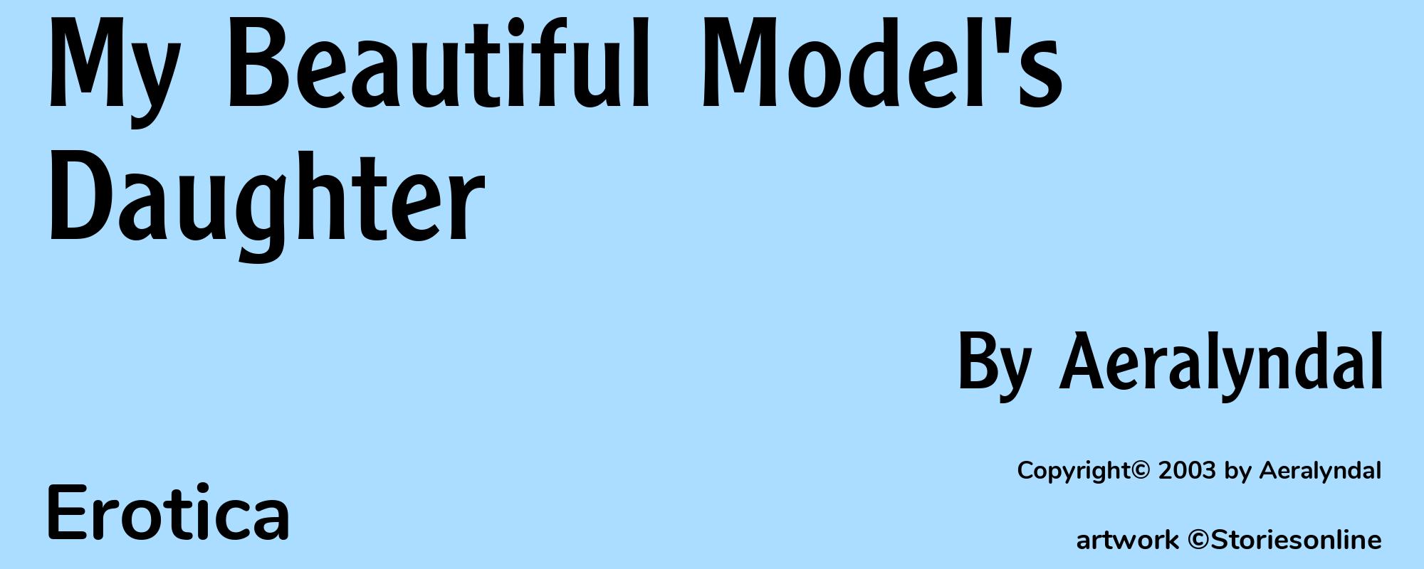 My Beautiful Model's Daughter - Cover