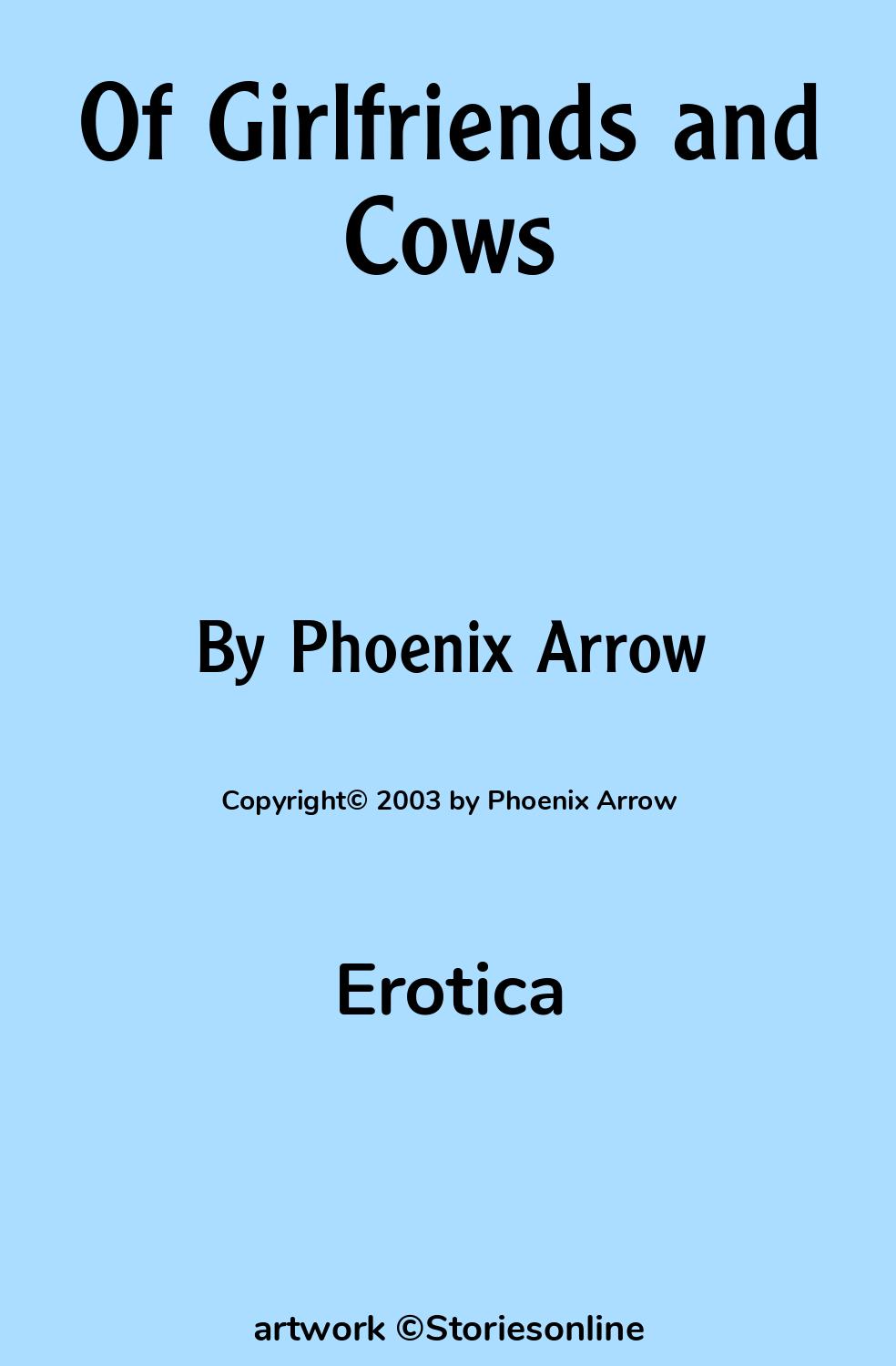 Of Girlfriends and Cows - Erotica Sex Story