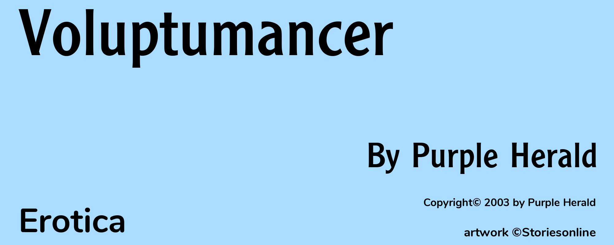 Voluptumancer - Cover